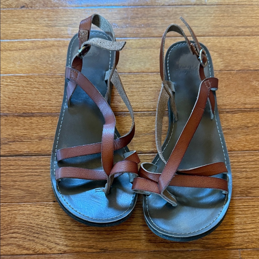 Brown Leather Sandals